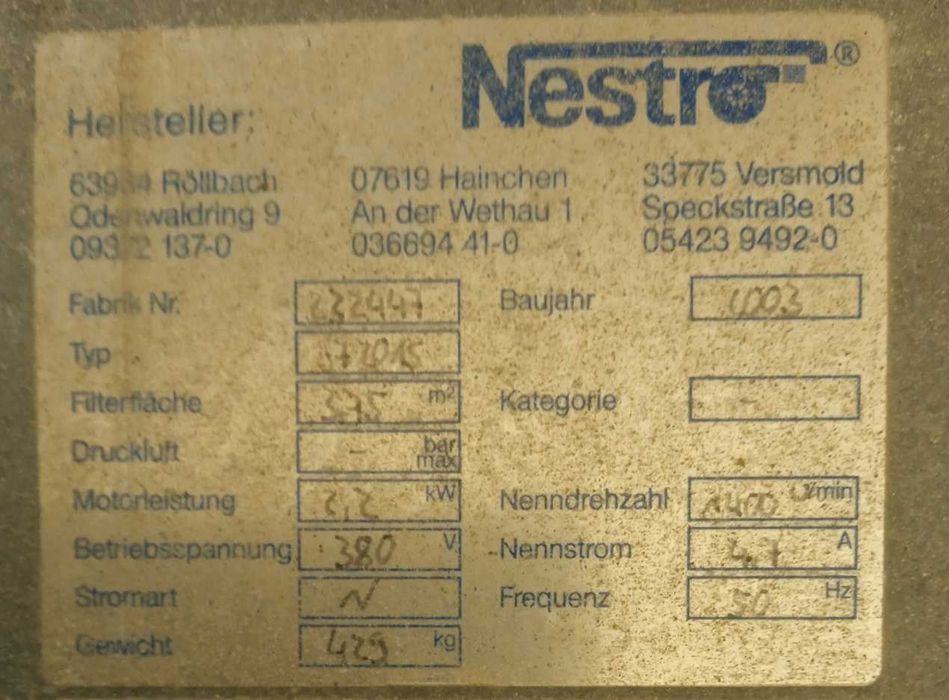 NESTRO NFW 2015 sucha ściana lakiernicza z górnym i bocznymi skrzydłam