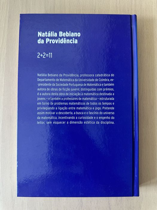 Livro Desafios Matemáticos “2+2=11” de Natália da Providência