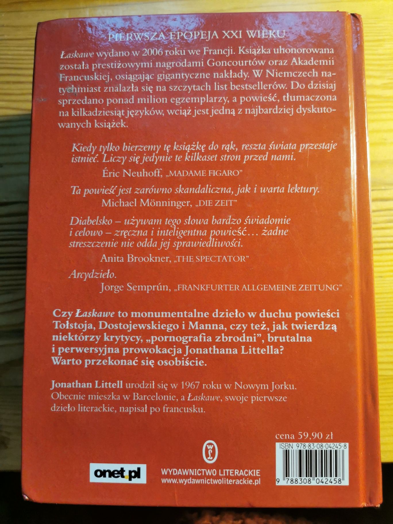 Jonathan Littell, Łaskawe