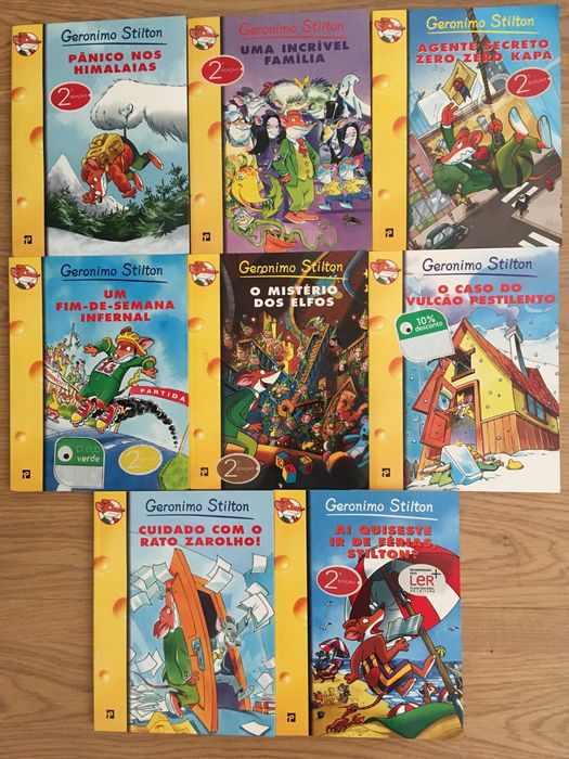 Coleção Geronimo Stilton (17 livros)