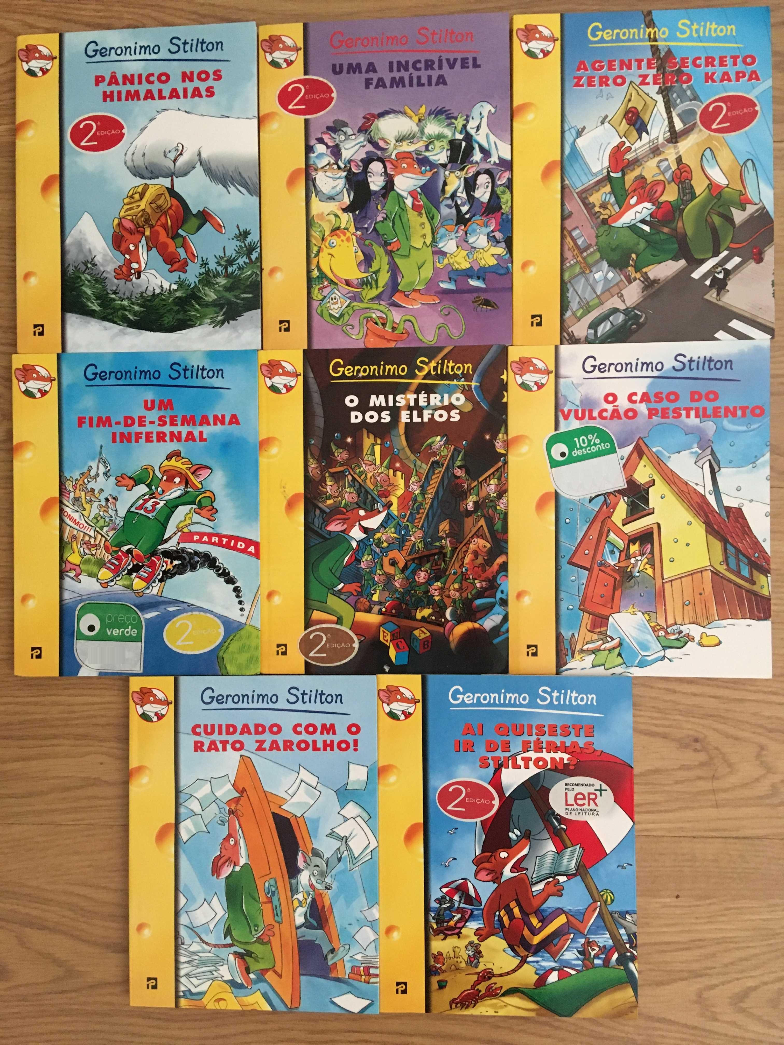 Coleção Geronimo Stilton (17 livros)