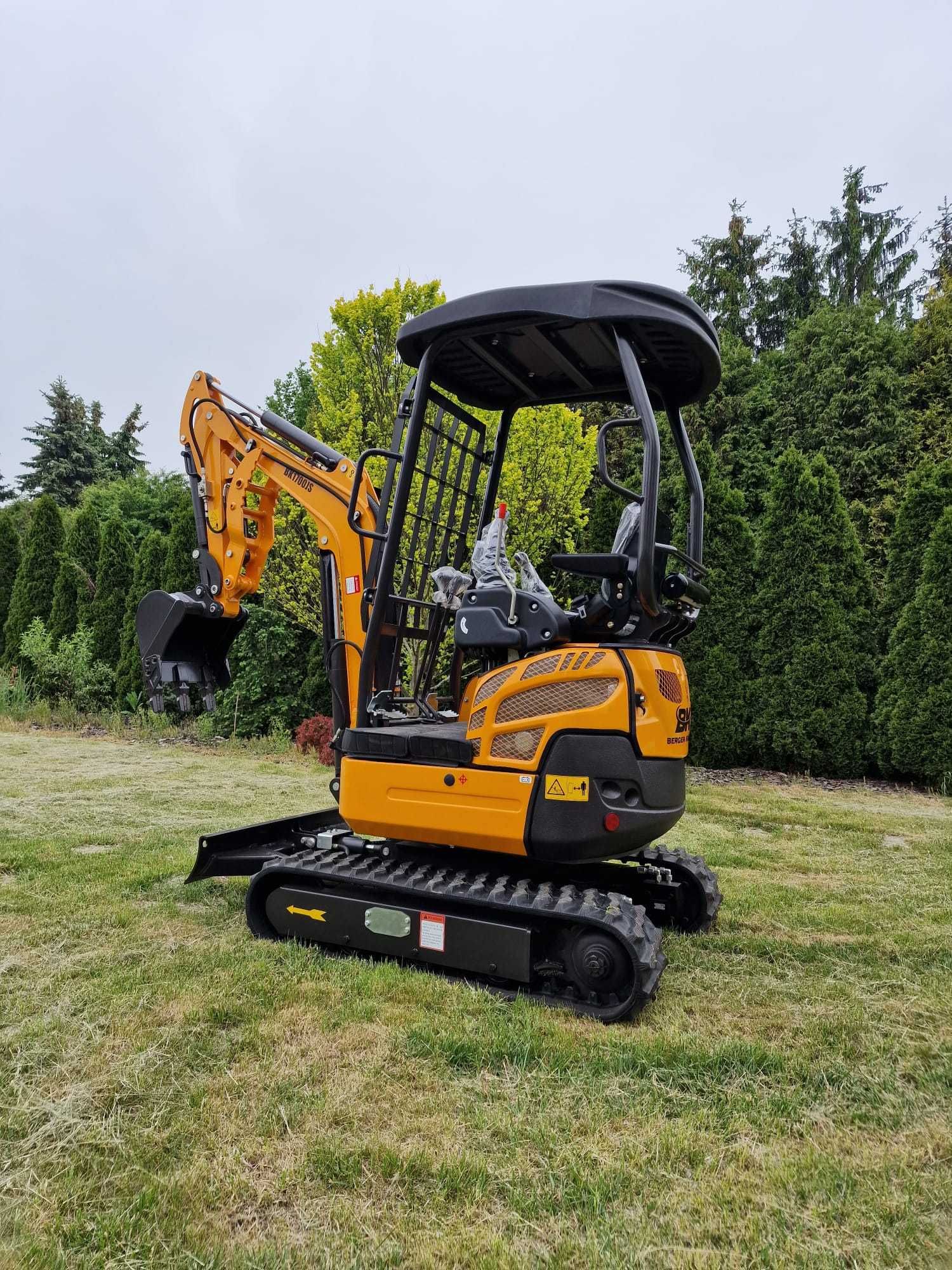 Mini Koparka Berger Kraus BK1700JS z osprzętem KUBOTA D902