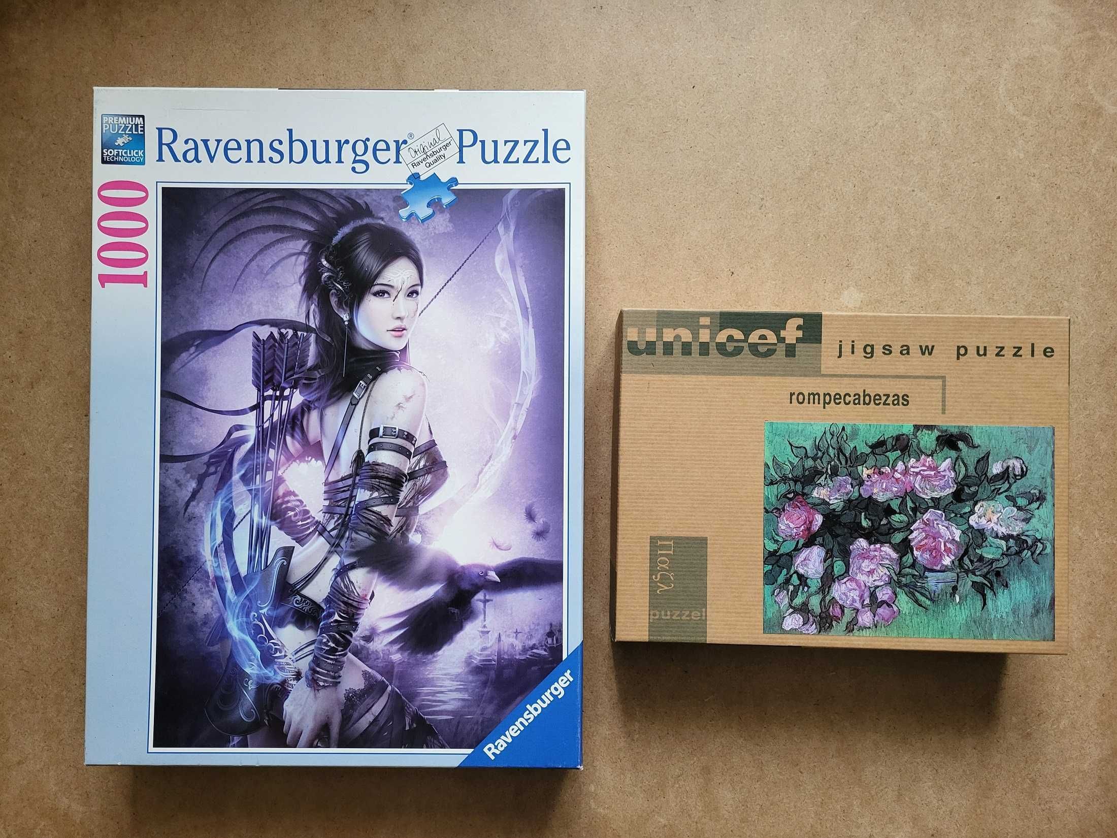Puzzle Ravensburger 1000 + Puzzle Unicef 1000