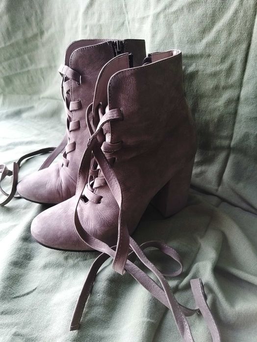 Buty Botki Szare rozm. 38
