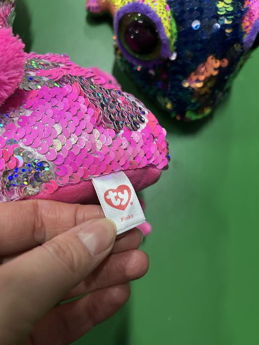 Іграшка Ty Beanie Boo  з великими очима і в паєтках