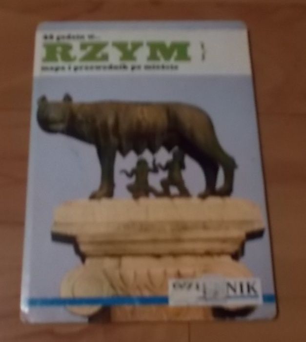 J. włoski Rzym plan miasta i przewodnik po mieście - wyd kieszonkowe
