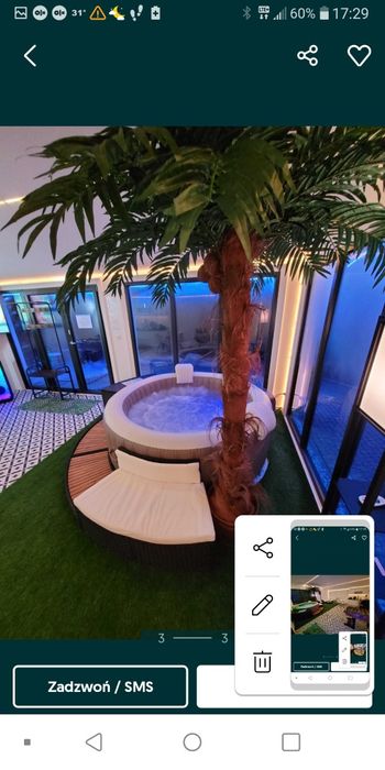 Jacuzzi basen intex kompletny zestaw z meblami okazja