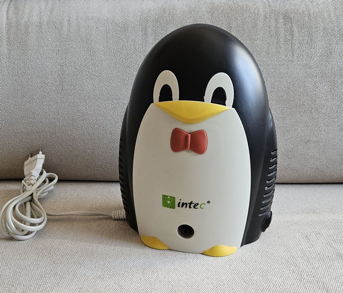 Nebulizator pingwin pingwinek Intec uszkodzony na części