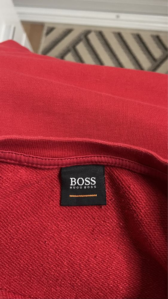 Hugo Boss світшот з великим монограм лого