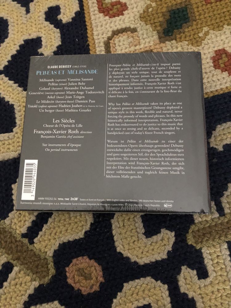 Debussy pelleas et melisande 3cd