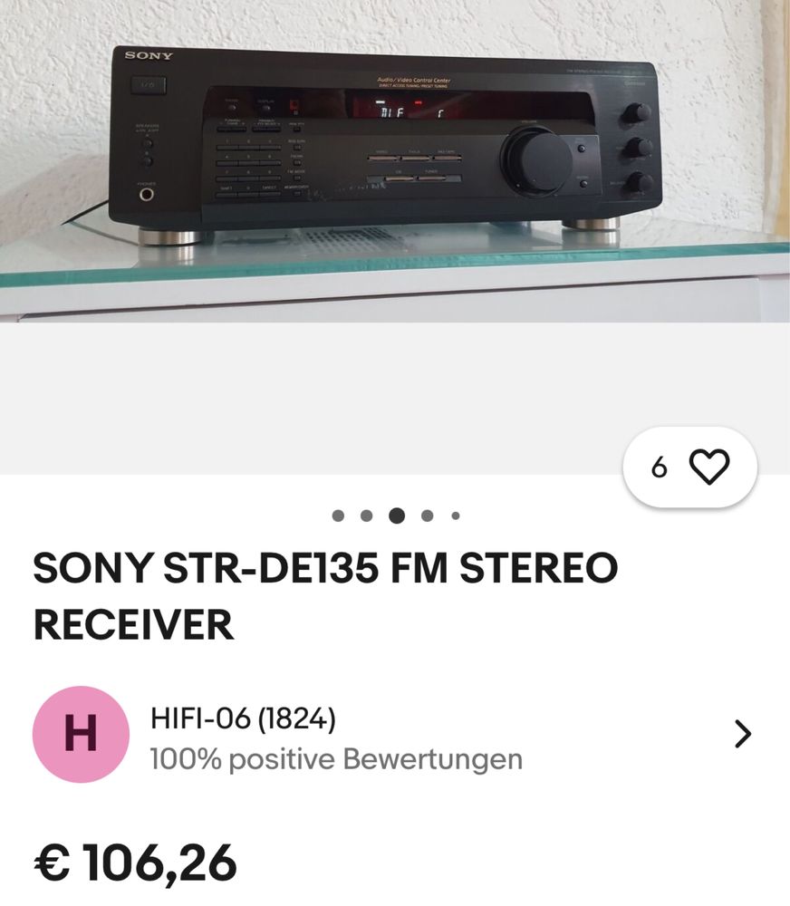Sony STR-DE 135 ресивер 100w.Пульт!
