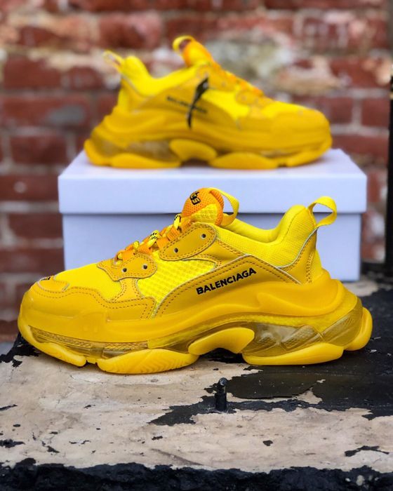 Buty Balenciaga Triple S Yellow 36-40 damskie trampki sneakersy