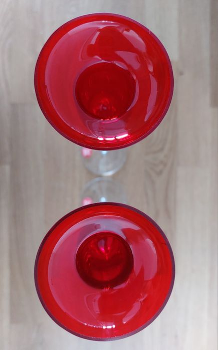 Castiçais em cristal