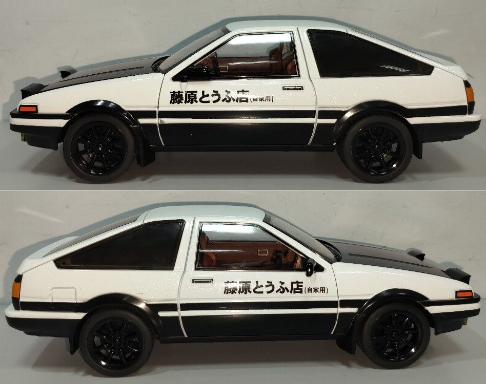 TOYOTA TRUENO AE86 Sprinter модель 1:16 Металл звук свет