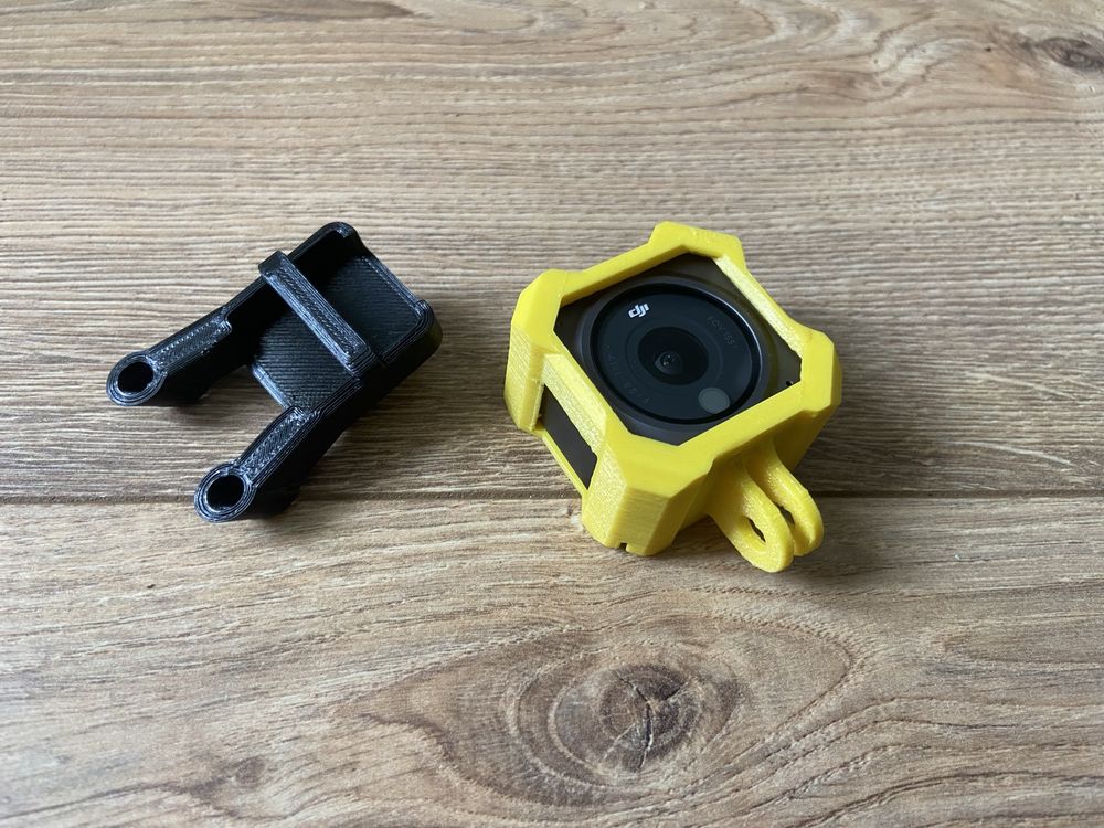 Caddx peanut / Insta go2: mount / uchwyt / mocowanie / 3D druk (TPU)