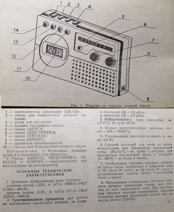 Радиоприемник трехпрограммный Электроника-203/ Электроника Р-403 НОВЫЙ