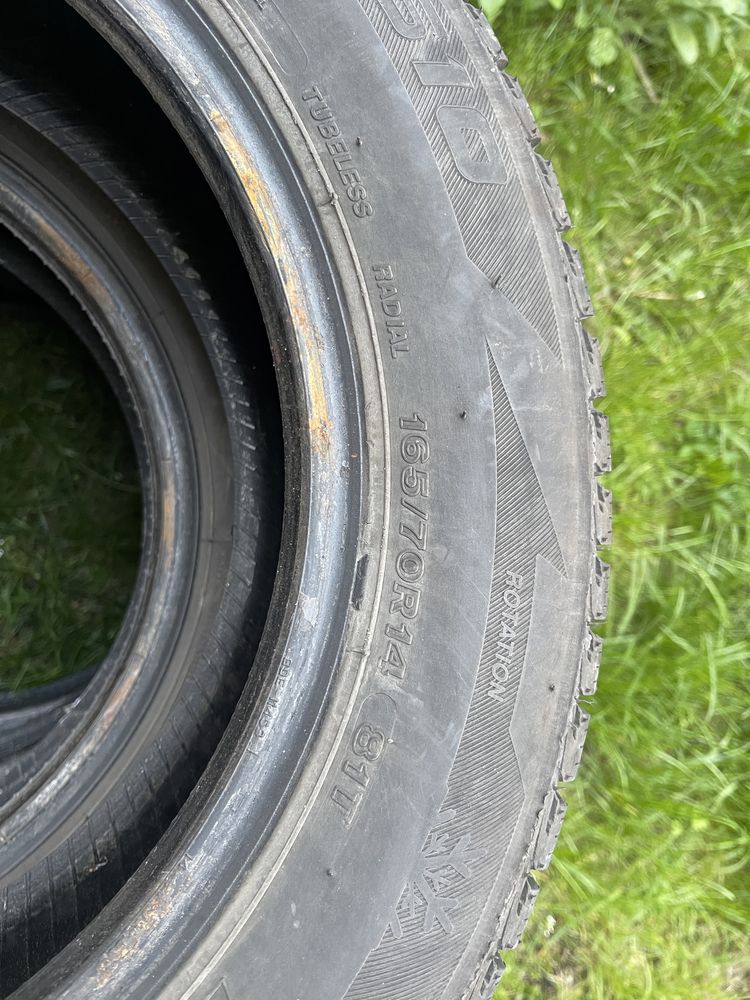 Zimowe DAYTON sprawne opony 165/70R14 rok 2018