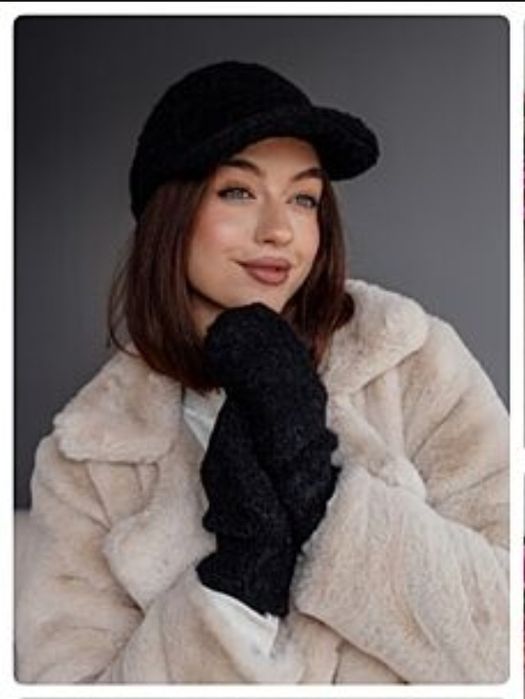 Тепла бейсболка, кепка тедді