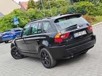 BMW X3 4x4 * 2.0d 150KM * Sprawna KLIMA * SUV * Czarny * Panorama * Aluski *