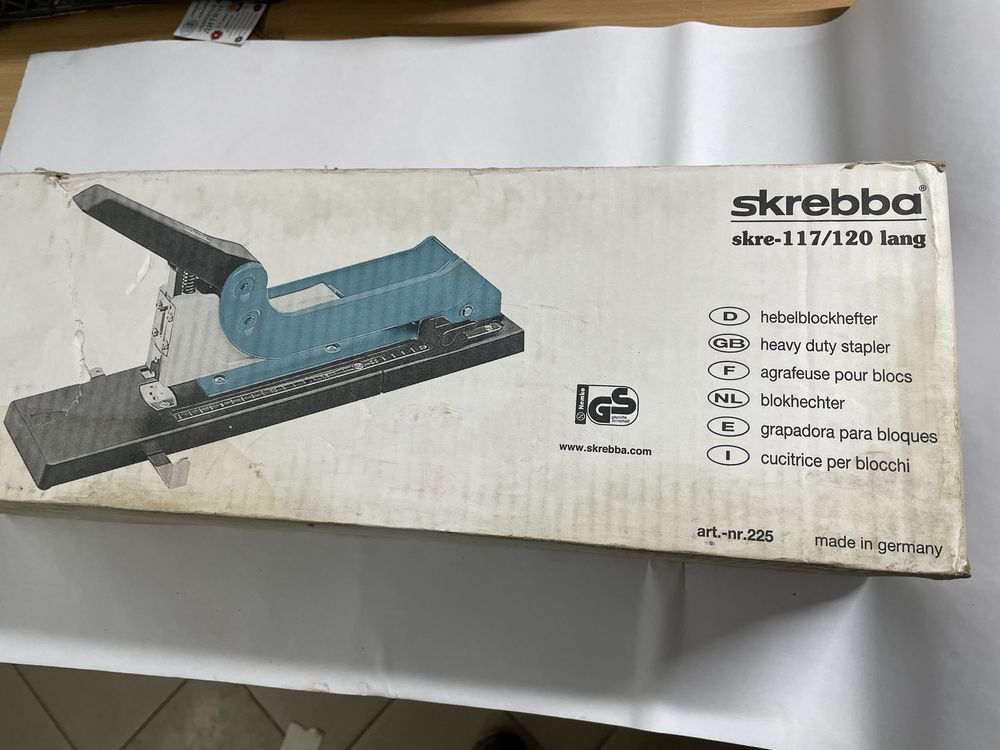 Степлер Skrebba 117-/120 lang