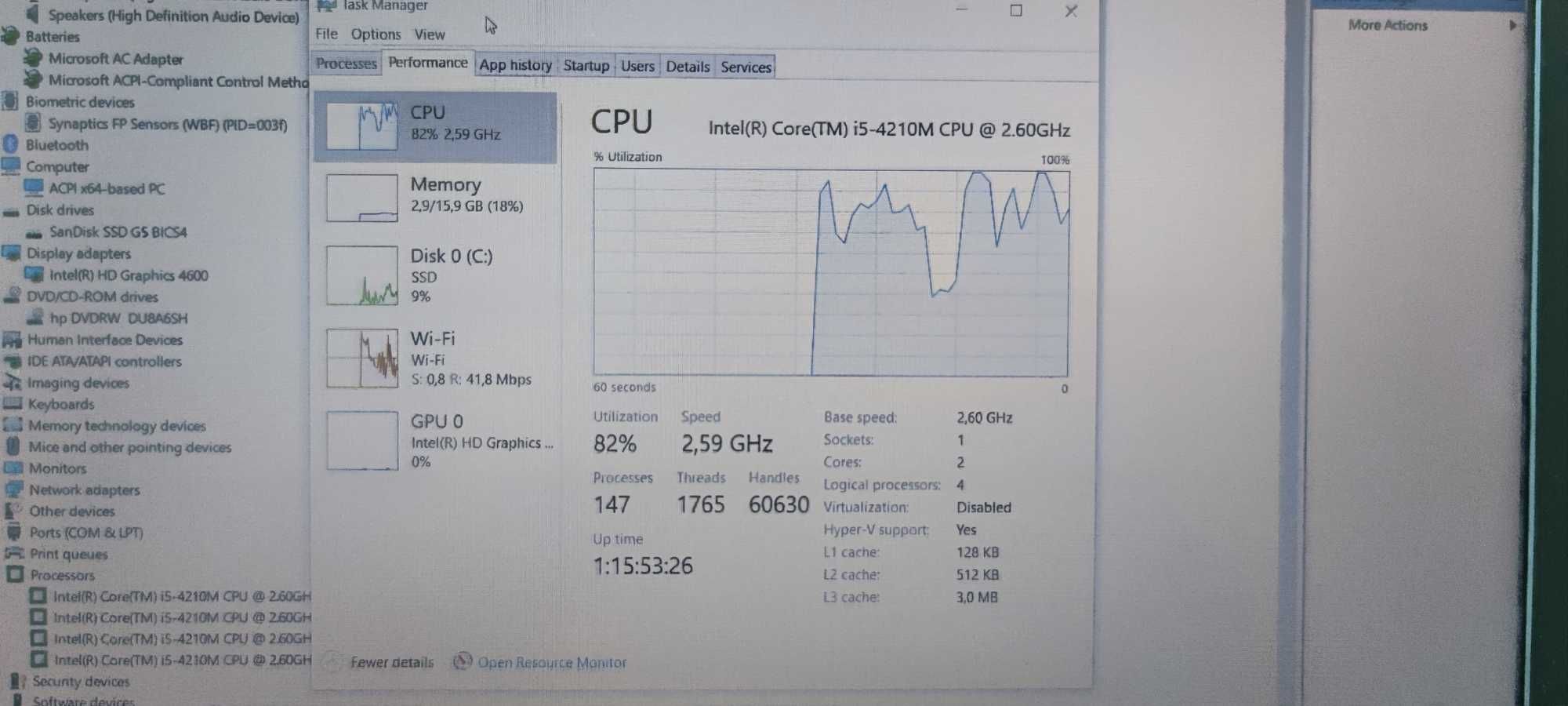 Ноутбук HP ProBook 650 15.6 i5/16G/500G SSD