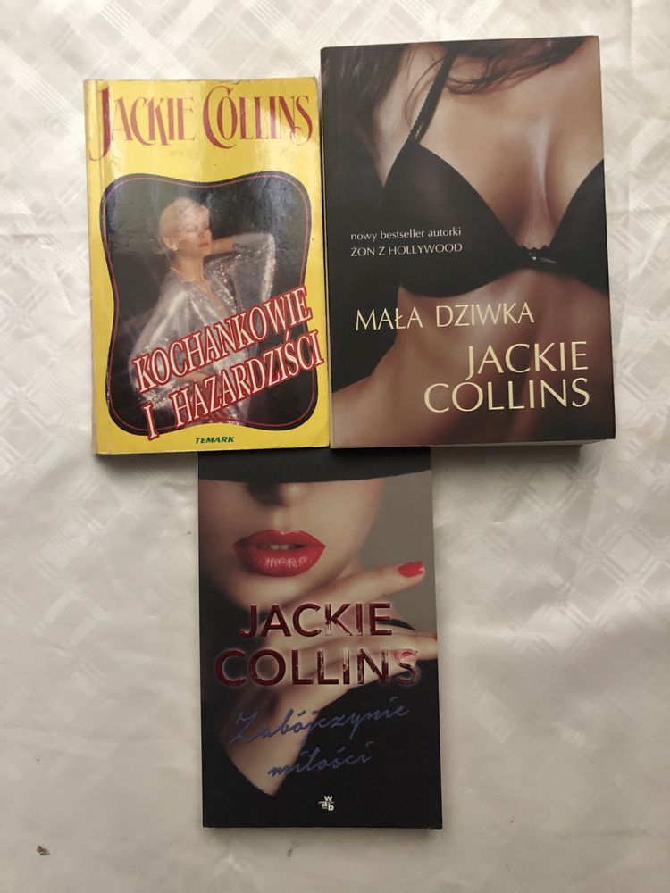 Cena za 3 książki J. Collins: kochankowie i , Mała dziwka, Zabojczynie
