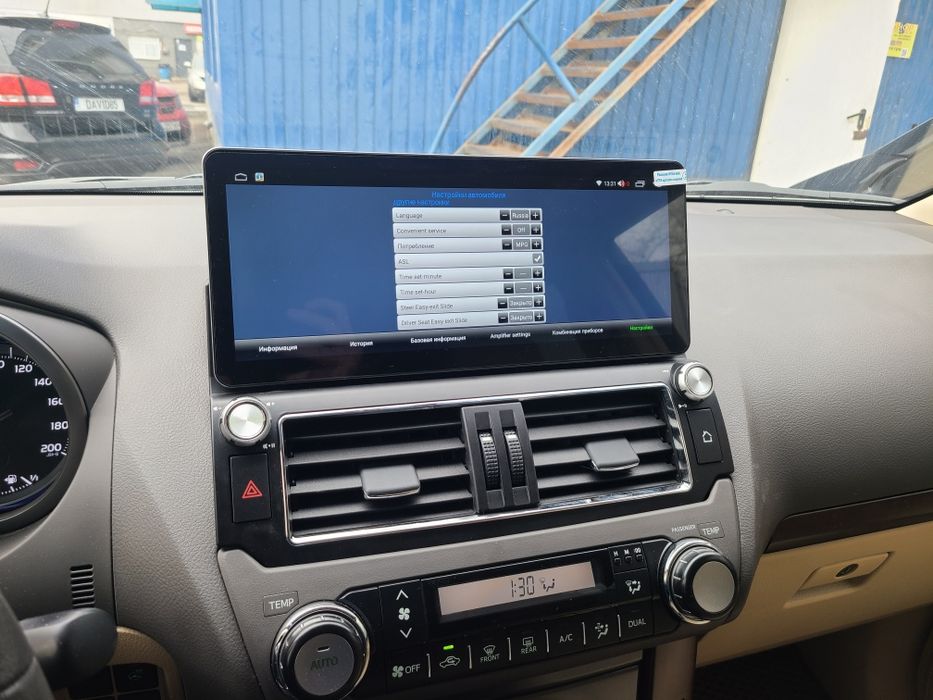Штатна магнітола Toyota Land cruiser  Prado 150 планшет автомагнітола