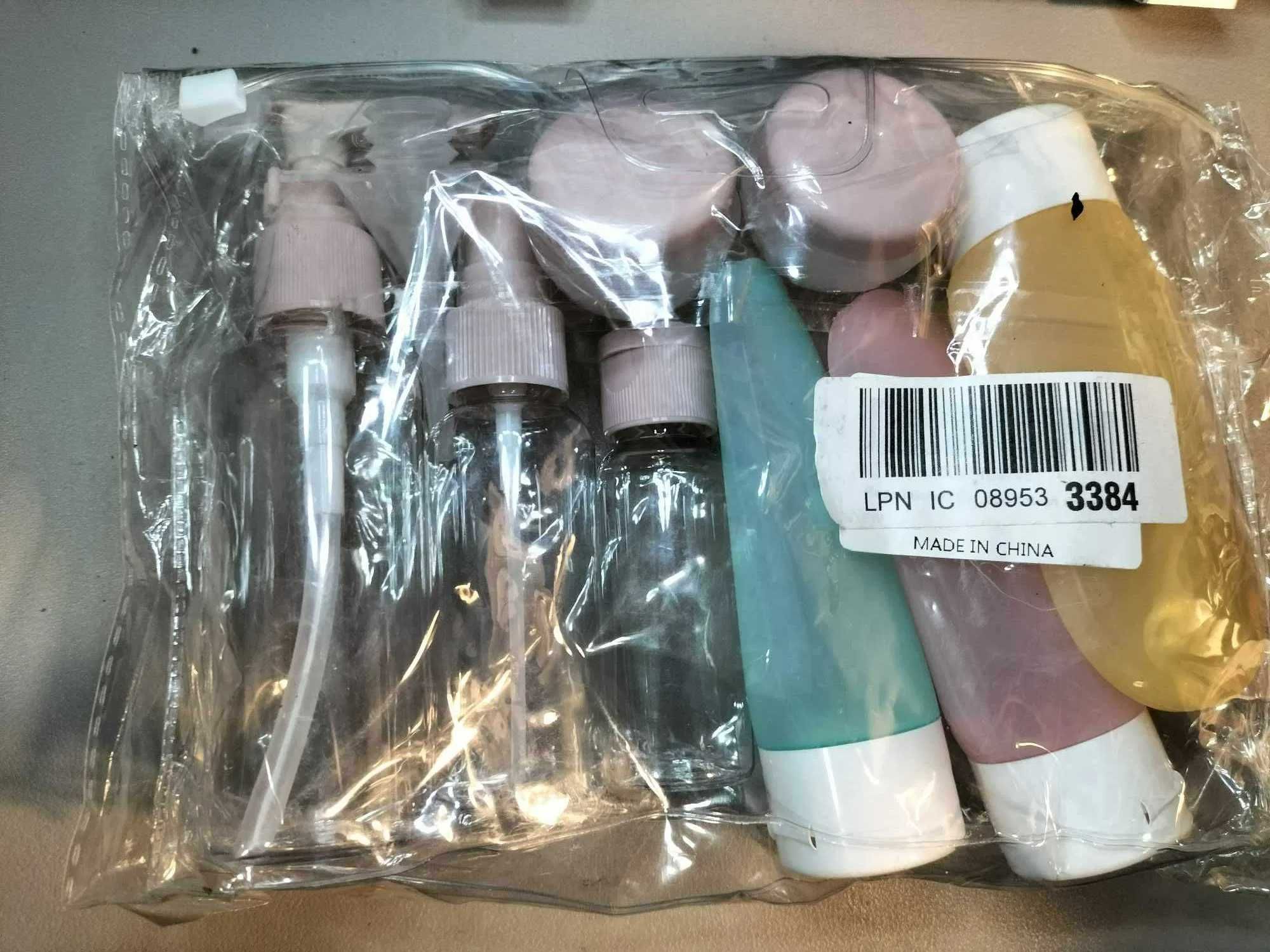 Pojemnik podróżny 15 Butelki podróżne Wygodne