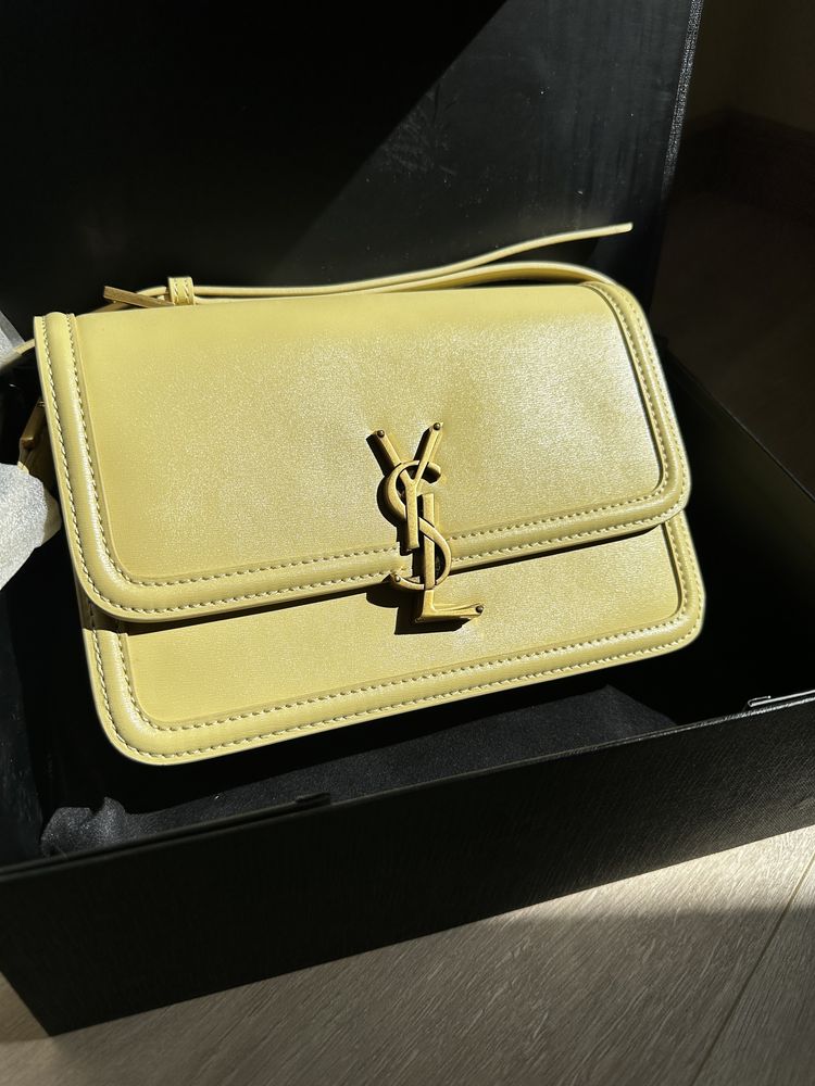 Сумка ysl solferino  saint laurent кожа