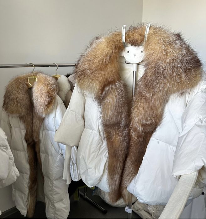 Пуховик с мехом