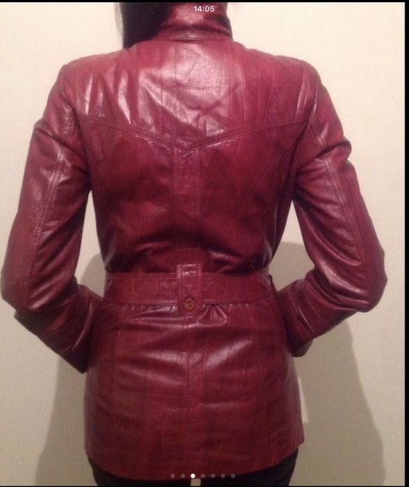 Куртка кожаная, пиджак. Размер 42