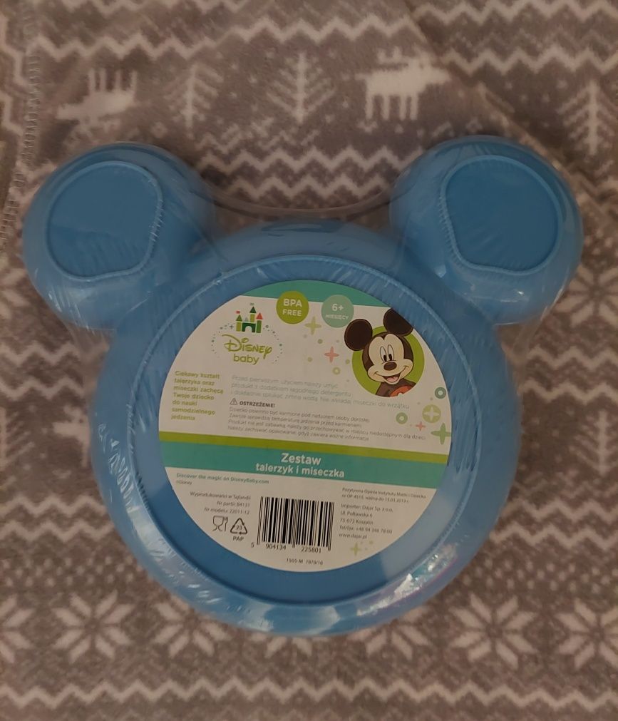 Talerzyk i miseczka Miki Mouse disney