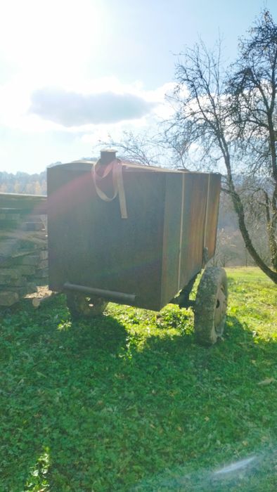 Бочка металева на колесах на 3т і 4т