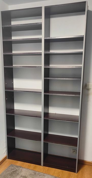 Regały meble sklepowe biurowe 9 sztuk kolor wenge