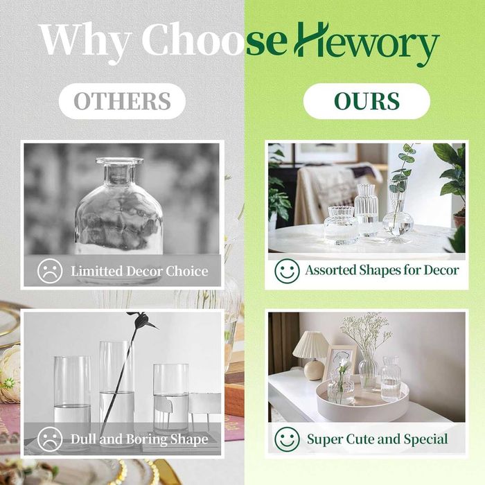 Szklany wazon / wazony / świecznik / świeca / 4szt !A404-A!