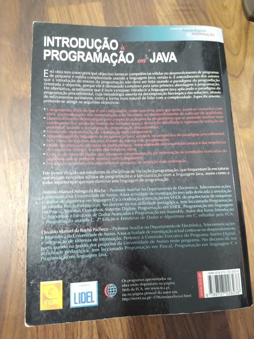 Introdução a programação em Java