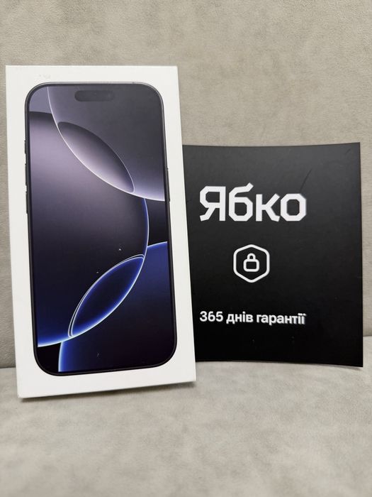 Iphone 16 Pro 128 Black Titanium eSIM гарантія 6 місяців