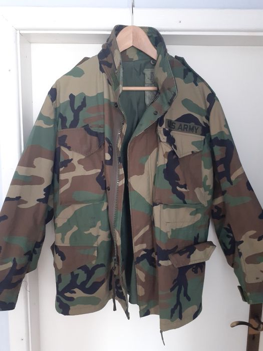 Oryginalna kurtka wojskowa US Army Coat cold weather field Golden Manu