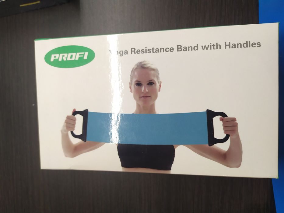 Эспандер ленточный с ручками силиконовый новый