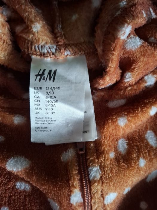 H&M sarenka jelonek strój przebranie piżama 134/140