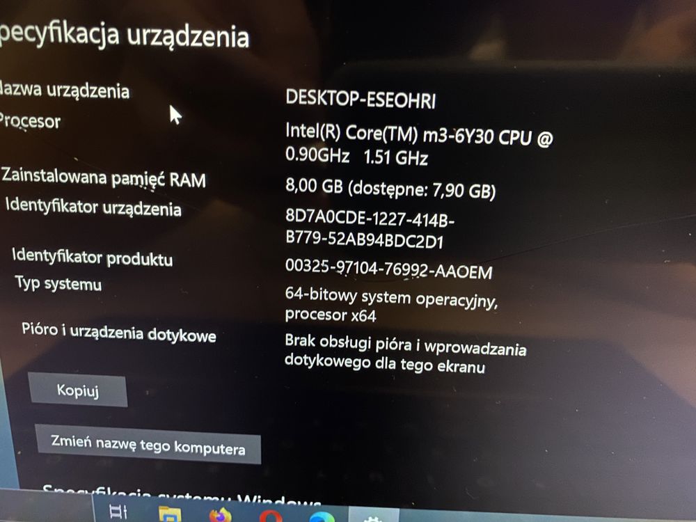 Ultrabook Asus UX305C 8GB Ram i 256GB dysk Procesor M3