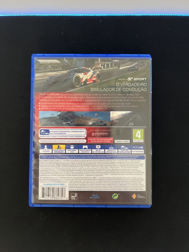 Vendo Gran Turismo SPORT PS4