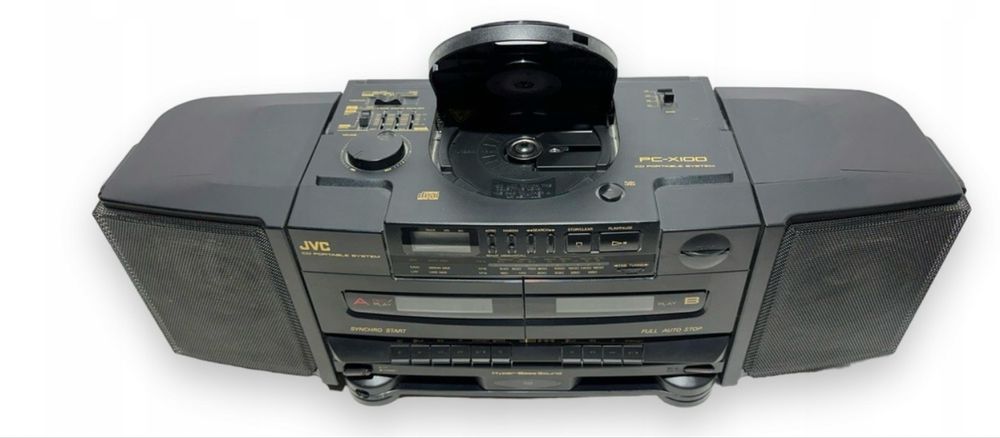 Boombox Radiomagnetofon  JVC PC-X100  Hyper-Bass Sound