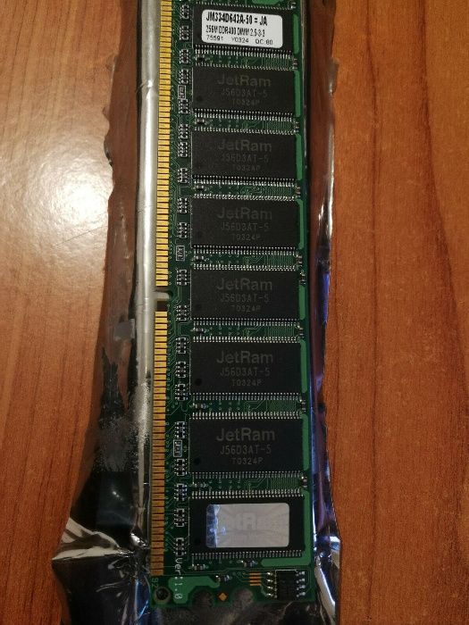 JetRam 256M DDR400 DIMM 2.5-3-3