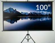 Duży Ekran Projekcyjny na Statyw i Ścianę Matowy 100" Yaber YS-100D 4K