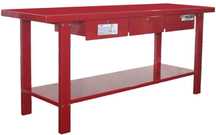 Mesa Bancada Banca de trabalho toda em metal com 3 gavetas e prateleir