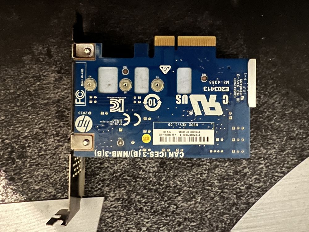 HP Z Turbo Drive G2 ms-4365 перехідник PciE на M2 NVME