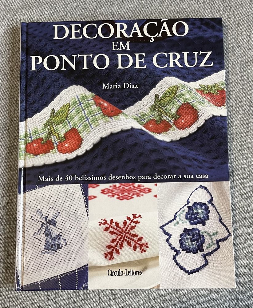 Livro: "Decoração em Ponto de Cruz", de Maria Diaz