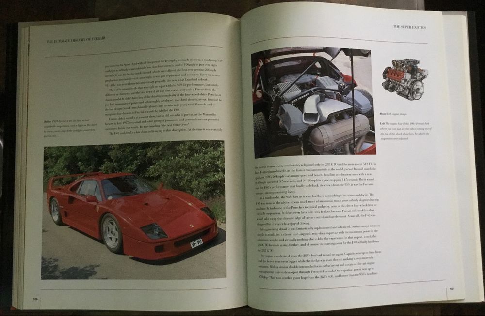 Livro ''The Ultimate History of Ferrari''