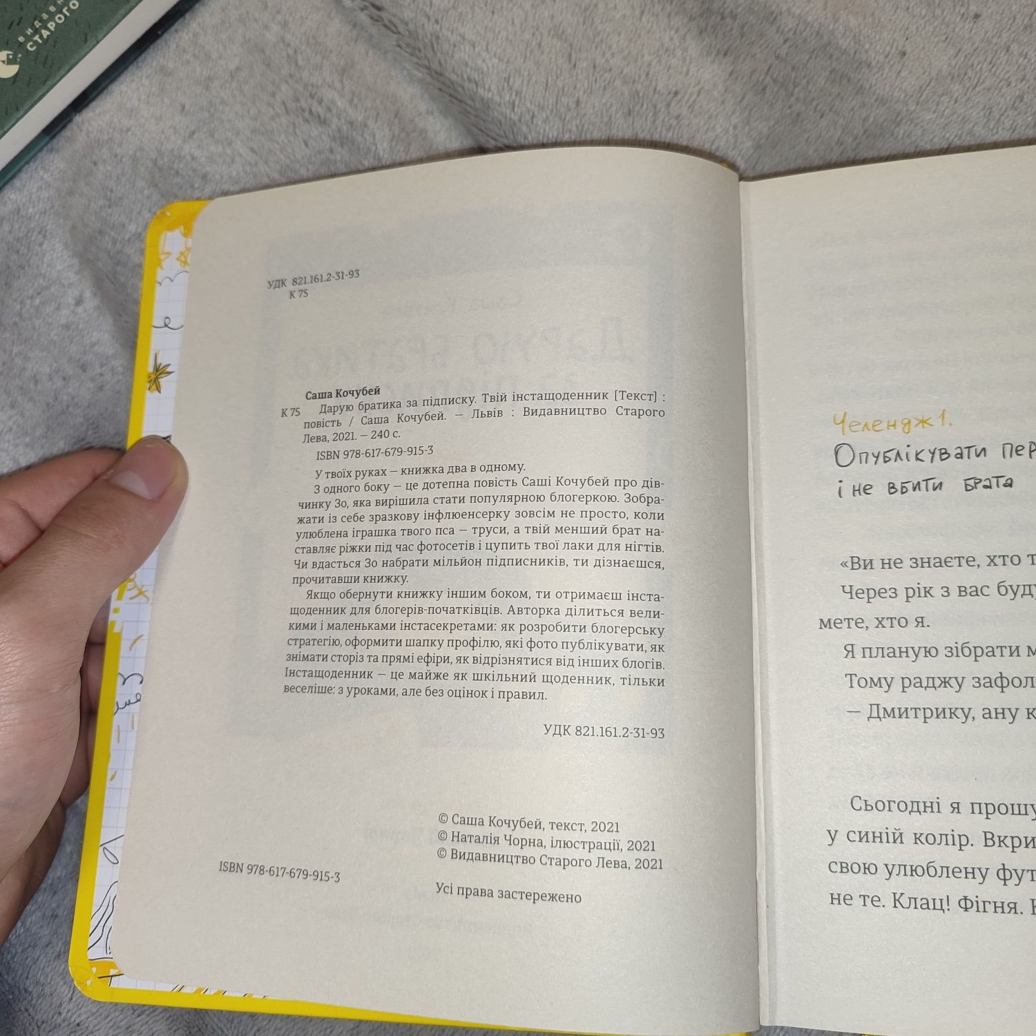 Книга "Дарую братика за підписку / Твій інстащоденник"